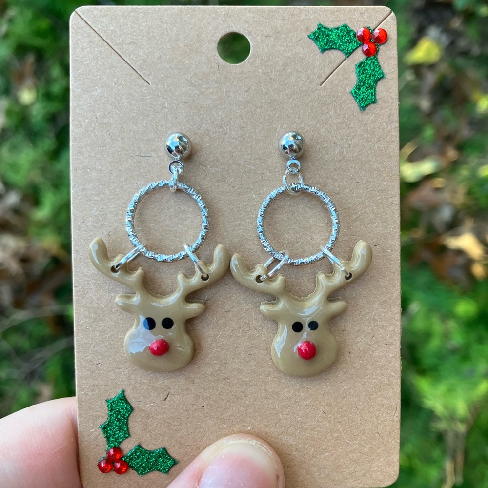 Reindeer Earrings